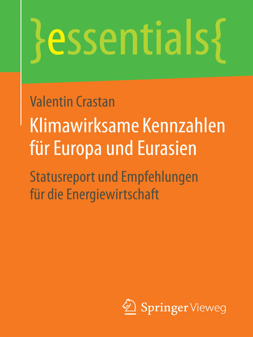 Title details for Klimawirksame Kennzahlen für Europa und Eurasien by Valentin Crastan - Available